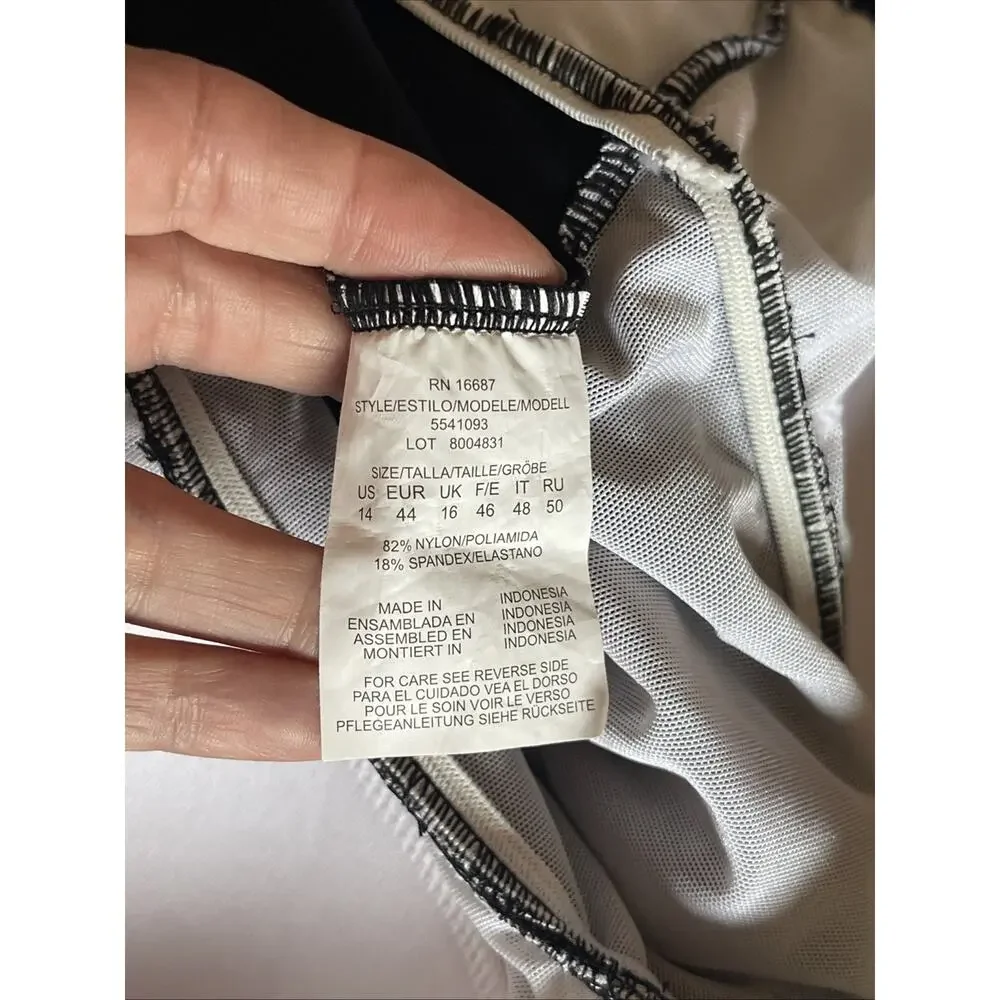 Swim Solutions PICK ME Flyaway Tummy-Control Swimdress, US 8 - Picture 8 of 15